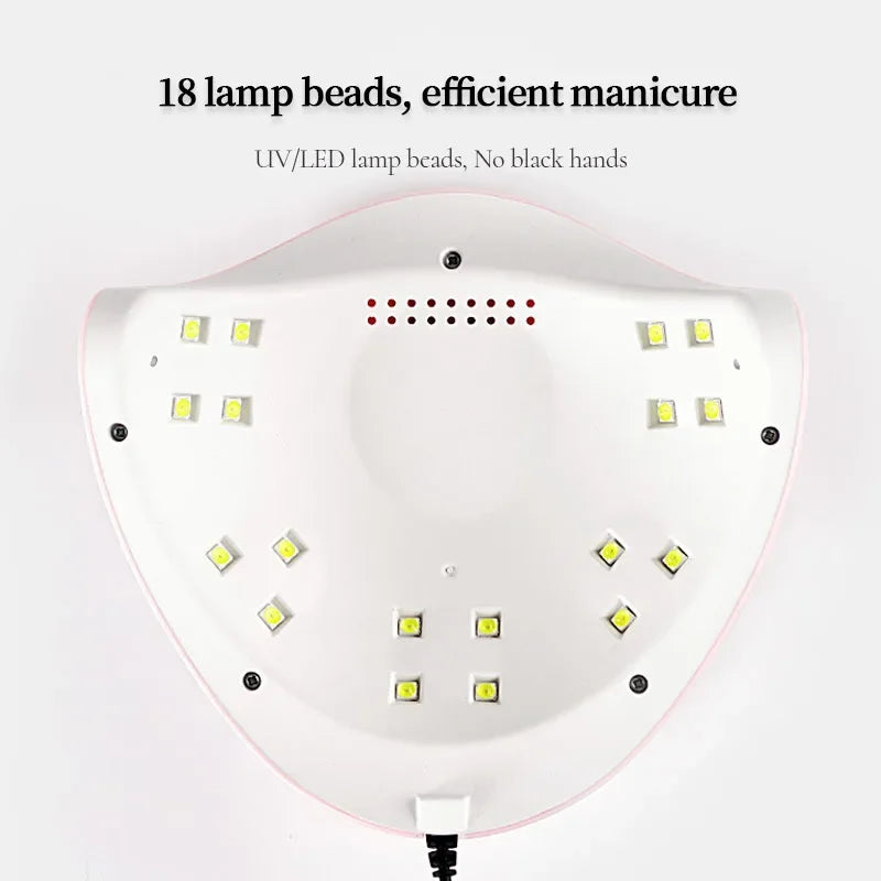 SUN X3 Nail Dryer Gel Nail Polish Curing LED UV Light with 3 Timers Automatic Sensor LCD Display Professional Nail Art Tools