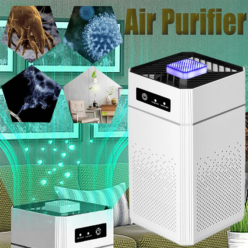 Air Purifier Hepa Negative Ion Formaldehyde Pet Hair Dust Smog Air Purifier Large Room Odor Removal Air Cleaner For Dust